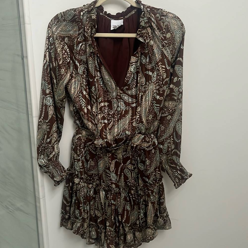 Sky to Moon Bandana Print Paisley Dress